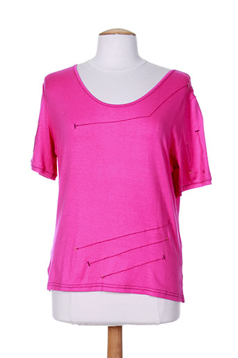 jean gabriel t-shirts femme de couleur rose