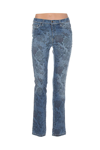 waltron jeans femme de couleur bleu