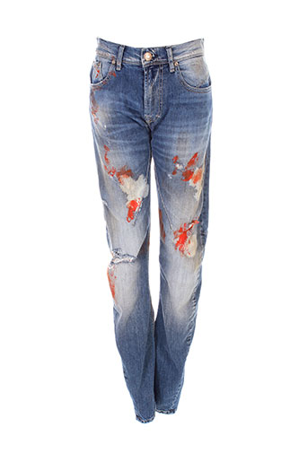 imperial jeans femme de couleur bleu