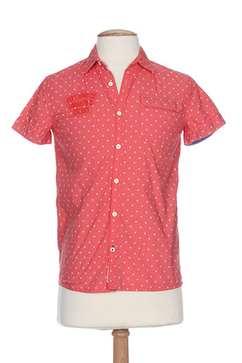 pepe jeans chemises garçon de couleur orange