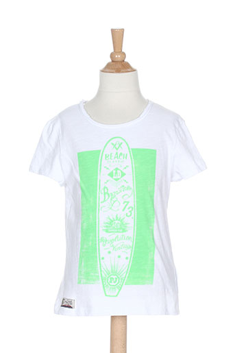 pepe jeans t-shirts garçon de couleur blanc