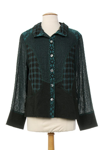 jean gabriel gilets femme de couleur bleu