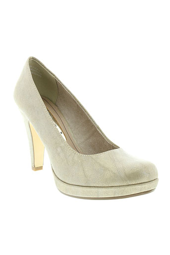 tamaris chaussures femme de couleur beige