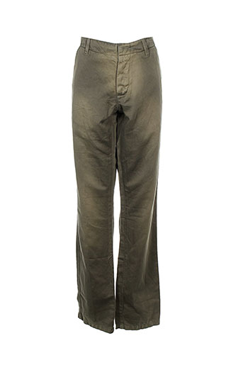 ikks pantalons homme de couleur vert