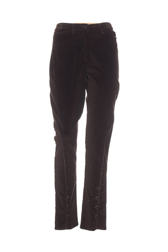 rosa rosam pantalons femme de couleur marron