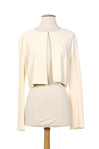 sportmax vestes femme de couleur beige