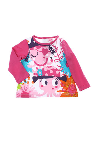 tuc tuc t-shirts fille de couleur rose