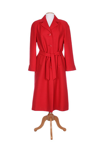 weinberg manteaux femme de couleur rouge