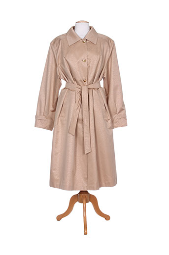 claude havrey manteaux femme de couleur beige