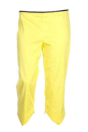 lo! les filles pantacourts femme de couleur jaune