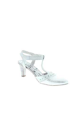 un tour en ville chaussures femme de couleur gris