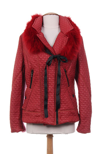 tricot chic vestes femme de couleur rouge