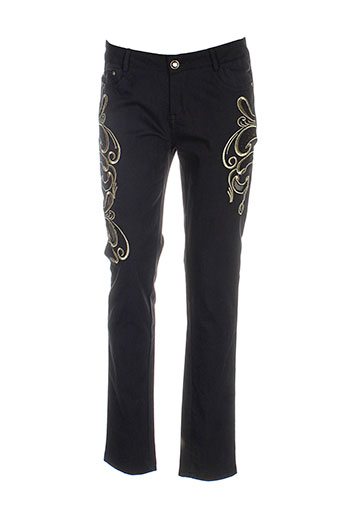 rosa EFFI_CHAR_1 rose pantalons femme de couleur noir