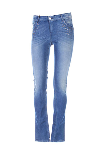 school rag jeans femme de couleur bleu