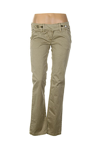 ddp pantalons femme de couleur beige