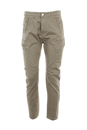 fornarina pantalons femme de couleur beige