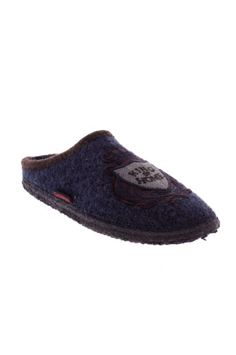 giesswein pantoufle femme de couleur bleu