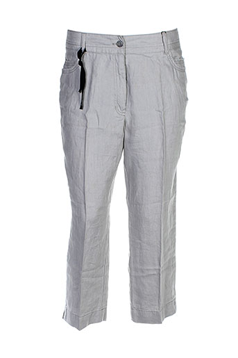 olsen pantacourts femme de couleur gris
