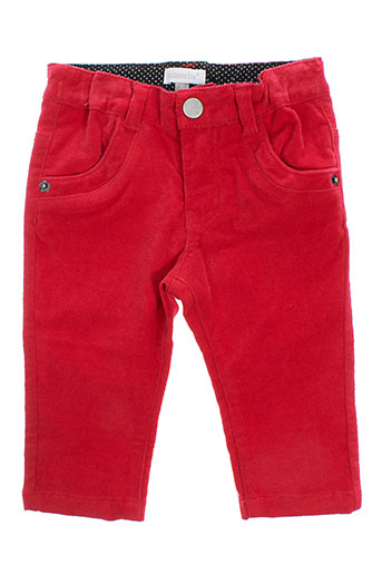 absorba pantalons fille de couleur rouge