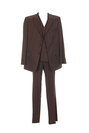 griffe noire ensemble homme de couleur marron