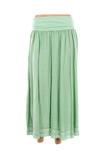 arthurio lino jupes femme de couleur vert