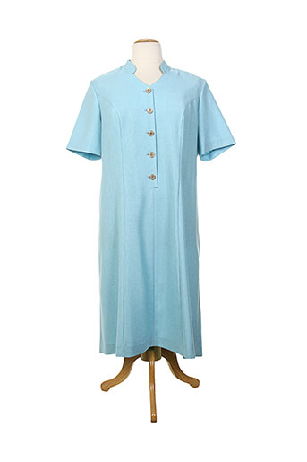 jean biolay robes femme de couleur bleu