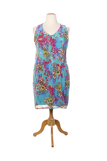 alan red robes femme de couleur bleu