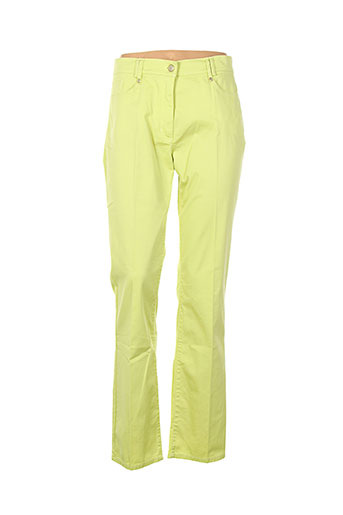 gelco pantalons femme de couleur vert