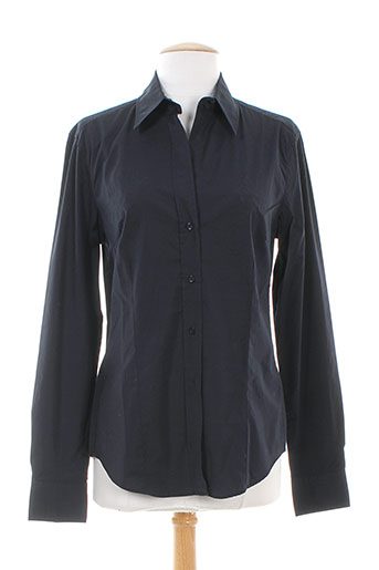 gant chemises femme de couleur bleu