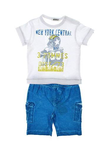3 et pommes t et shirts et shorts garcon de couleur bleu (photo) 3 et pommes t et shirts et shorts garcon de couleur bleu (photo)
