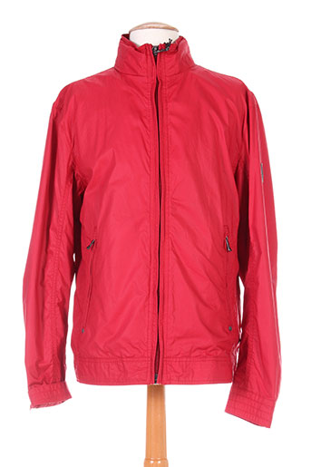 stones manteaux homme de couleur rouge