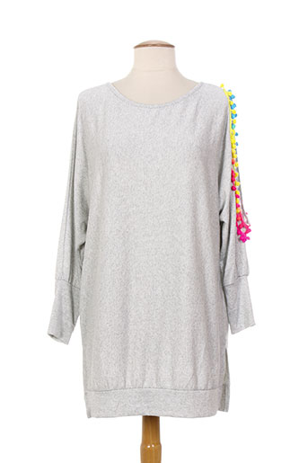 kimi EFFI_CHAR_1 co chemises femme de couleur gris