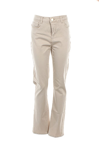 gerard darel pantalons femme de couleur beige