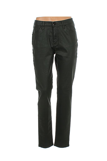 lcdn pantalons femme de couleur vert