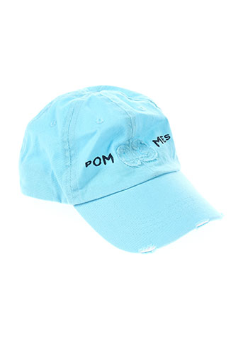 3 et pommes casquettes garcon de couleur bleu (photo) 3 et pommes casquettes garcon de couleur bleu (photo)