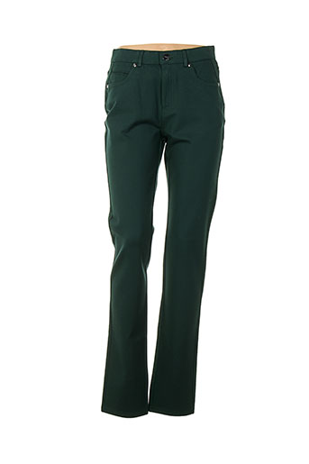 lcdn pantalons femme de couleur vert