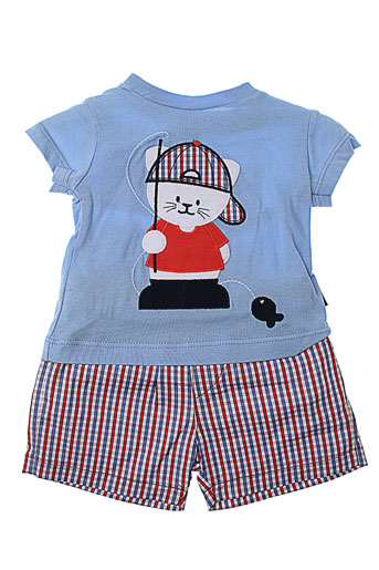 girandola ensemble garçon de couleur bleu