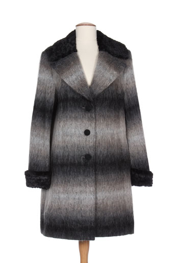 karting manteaux femme de couleur gris