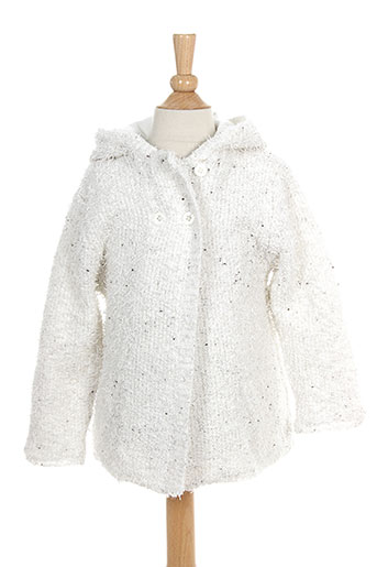 3 pommes gilets fille de couleur beige