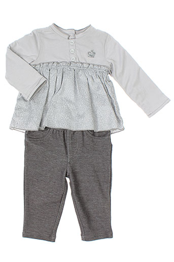3 et pommes t et shirt et pantalon fille de couleur gris (photo) 3 et pommes t et shirt et pantalon fille de couleur gris (photo)