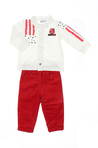 3 et pommes t et shirt et pantalon garcon de couleur rouge (photo) 3 et pommes t et shirt et pantalon garcon de couleur rouge (photo)