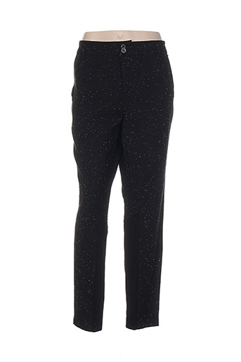 imitz pantalons femme de couleur noir