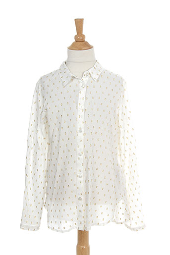 liu jo chemises fille de couleur beige