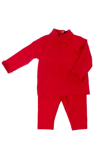 girandola ensembles fille de couleur rouge