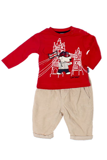 girandola ensembles garçon de couleur rouge