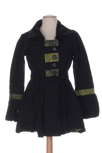 bamboo's manteaux femme de couleur noir