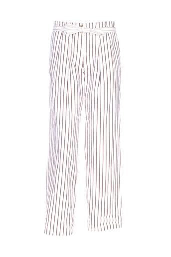 teenflo pantalons femme de couleur marron