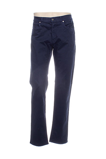 trussardi jeans pantalons homme de couleur bleu