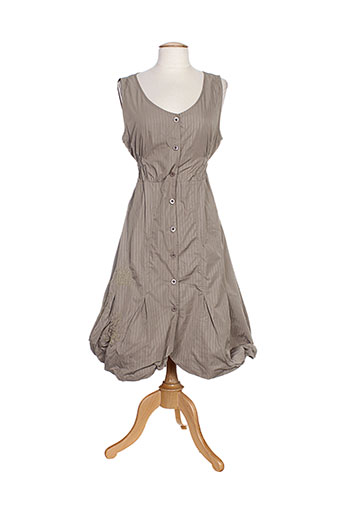 l33 robes femme de couleur marron