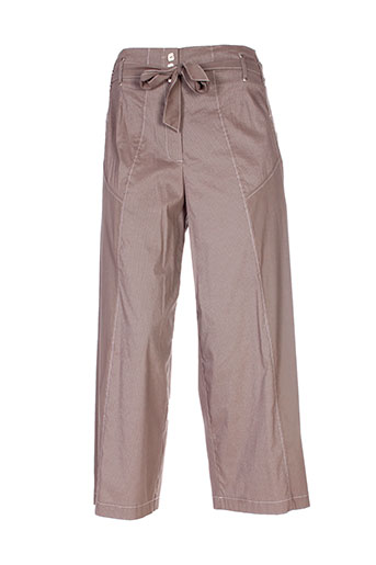 quattro pantacourts femme de couleur marron